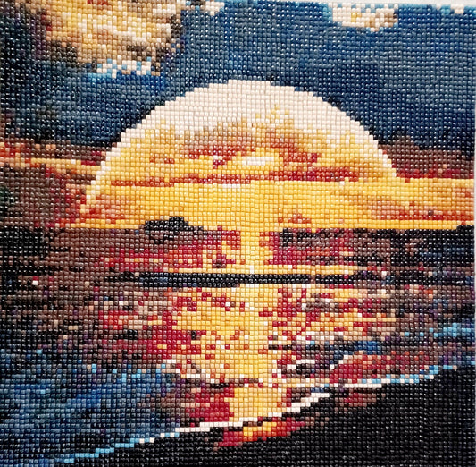 "Nightscape" Diamond Stone Picture