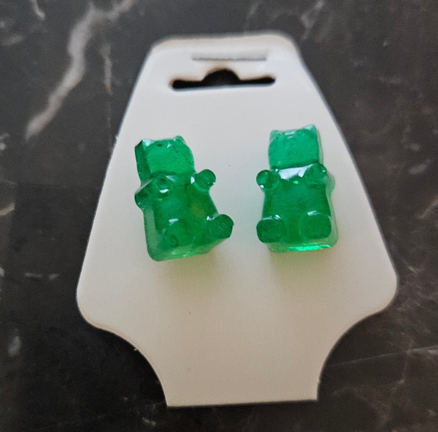 Gummie Bear Earrings "Green"