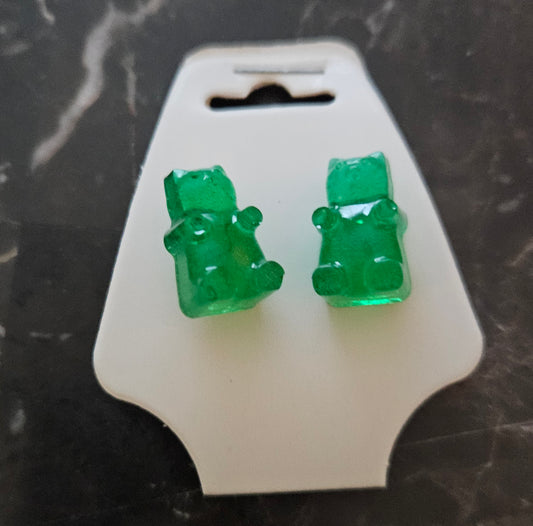 Gummie Bear Earrings "Green"