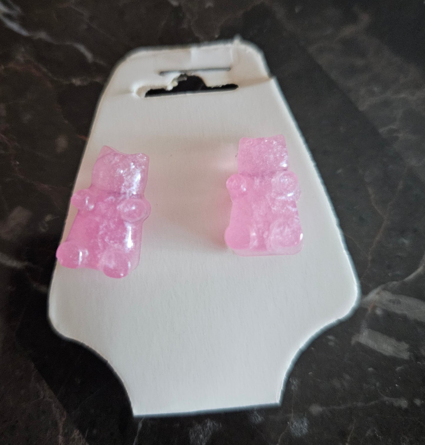 Gummie Bear Earrings "Pink"