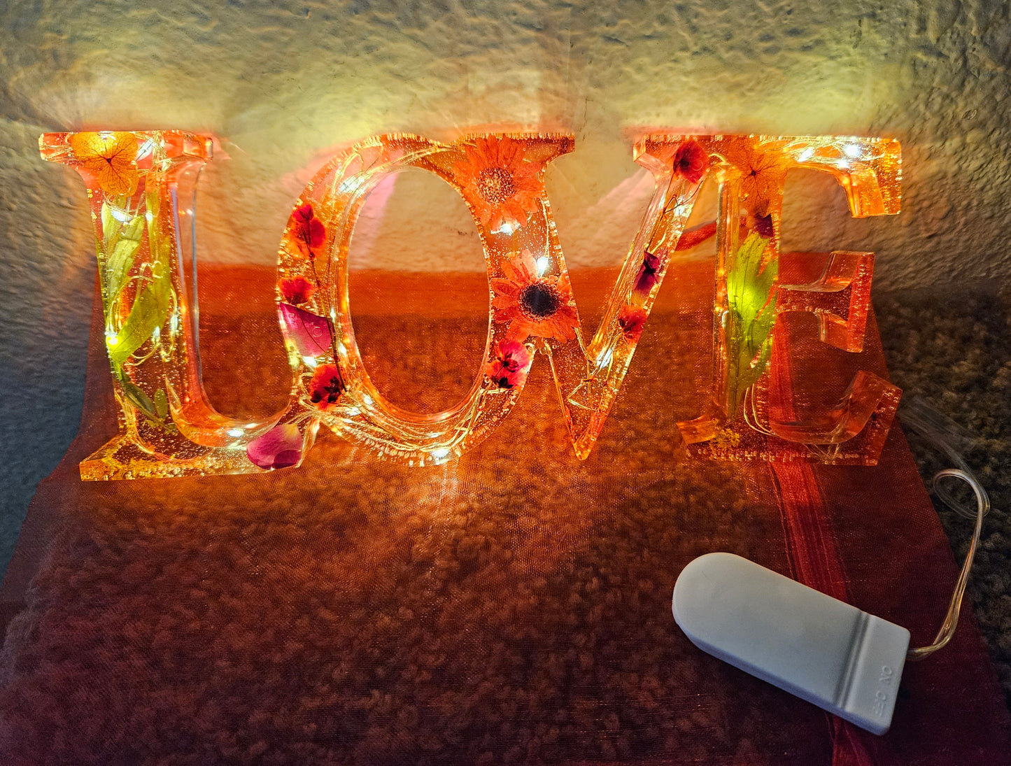 Resin Word Sign LOVE