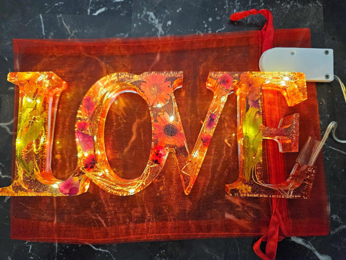 Resin Word Sign LOVE