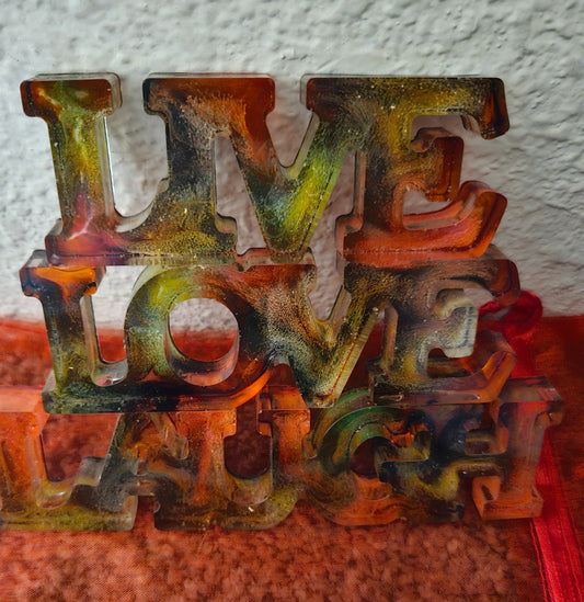 Resin Word Sign LIVE-LOVE-LAUGH